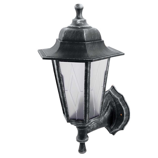 Светильник садово-парковый TDM НБУ 06-60-001 шестигранник, настенный, пластик, серебро