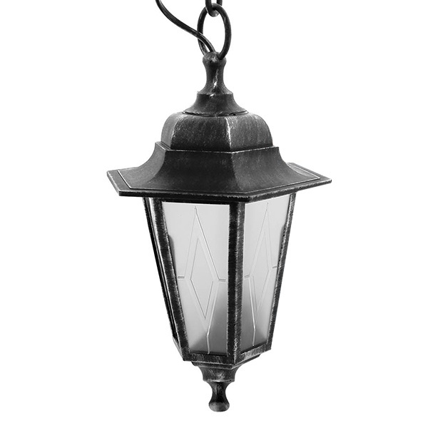 Светильник садово-парковый TDM НСУ 06-60-001 шестигранник, подвес, пластик, серебро