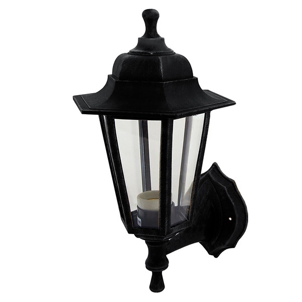 Светильник садово-парковый TDM НБУ 06-60-001 шестигранник, настенный, пластик, черный