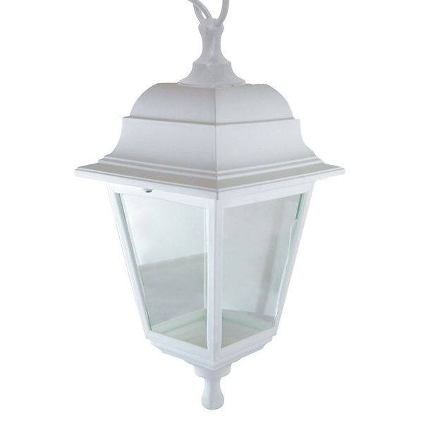 Светильник садово-парковый TDM НСУ 04-60-001 четырехгранник, подвес, пластик, белый