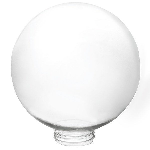 Рассеиватель шар TDM ПММА 160 мм прозрачный (резьба А 85)