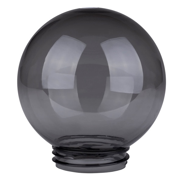 Рассеиватель шар TDM ПММА 160 мм дымчатый (резьба А 85)
