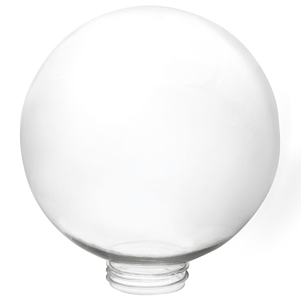 Рассеиватель шар TDM ПММА 250 мм прозрачный (резьба А 85)
