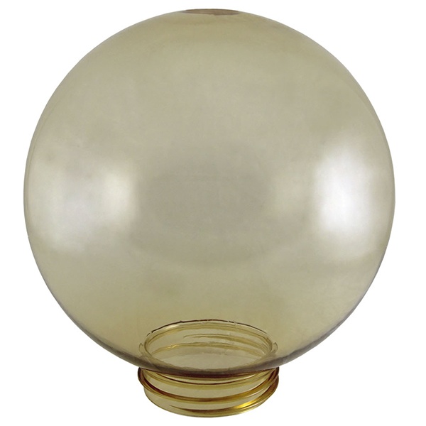 Рассеиватель шар TDM ПММА 160 мм золотой (резьба А 85)