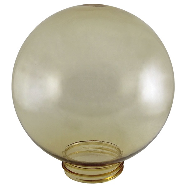 Рассеиватель шар TDM ПММА 200 мм золотой (резьба А 85)