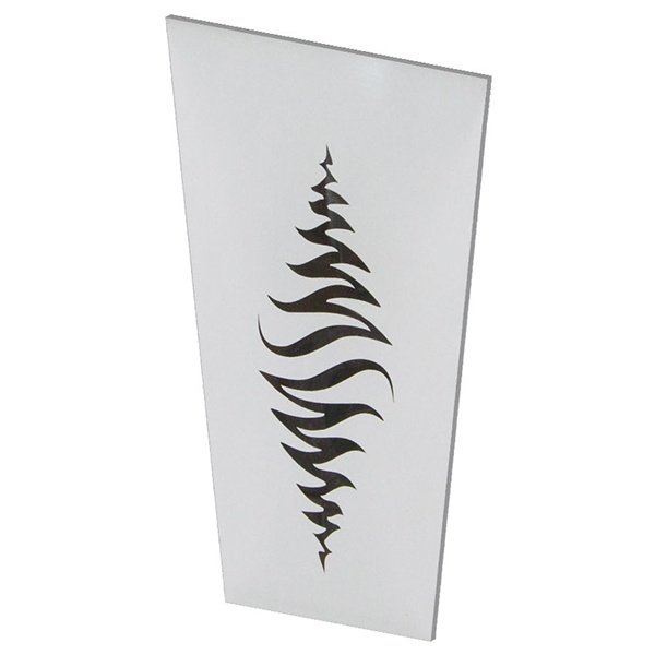 Стекло матовое с зеркальным рисунком TDM Вихрь (комплект 4 шт.) для светильников НБУ, НТУ, НСУ