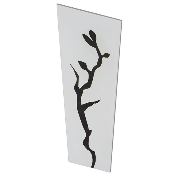 Стекло матовое с зеркальным рисунком TDM Сакура (комплект 6 шт.) для светильников НБУ, НТУ, НСУ