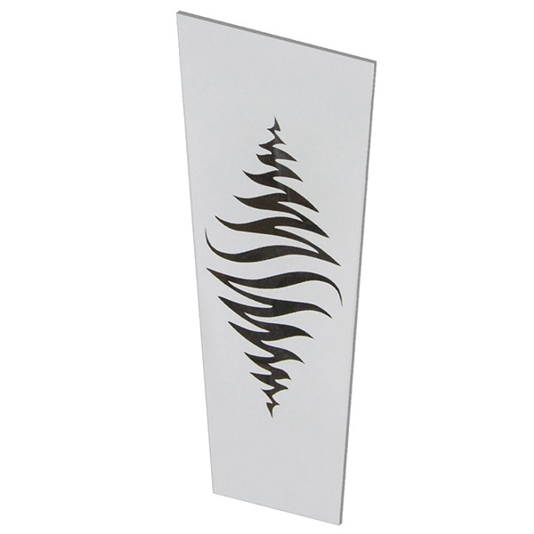 Стекло матовое с зеркальным рисунком TDM Вихрь (комплект 6 шт.) для светильников НБУ, НТУ, НСУ