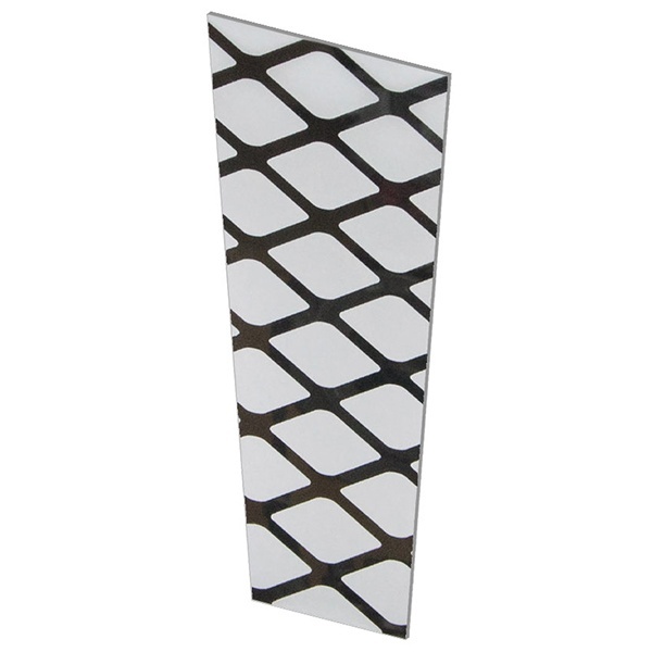 Стекло матовое с зеркальным рисунком TDM Решетка (комплект 6 шт.) для светильников НБУ, НТУ, НСУ