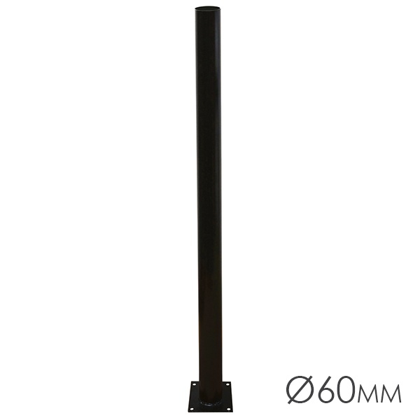 Опора металлическая садово-парковая TDM, h1200 мм, цвет черный,