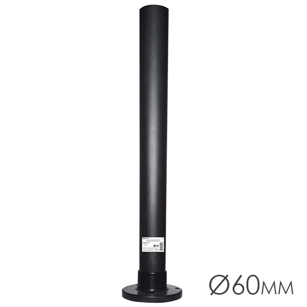 Опора пластиковая садово-парковая TDM, h1000 мм, цвет черный,