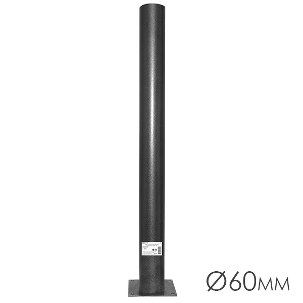 Опора металлическая садово-парковая TDM, h1200 мм, цвет серебро металлик,