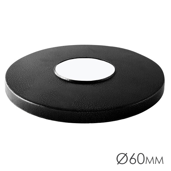 Декоративная накладка на опору TDM d-60 мм, цвет черный,