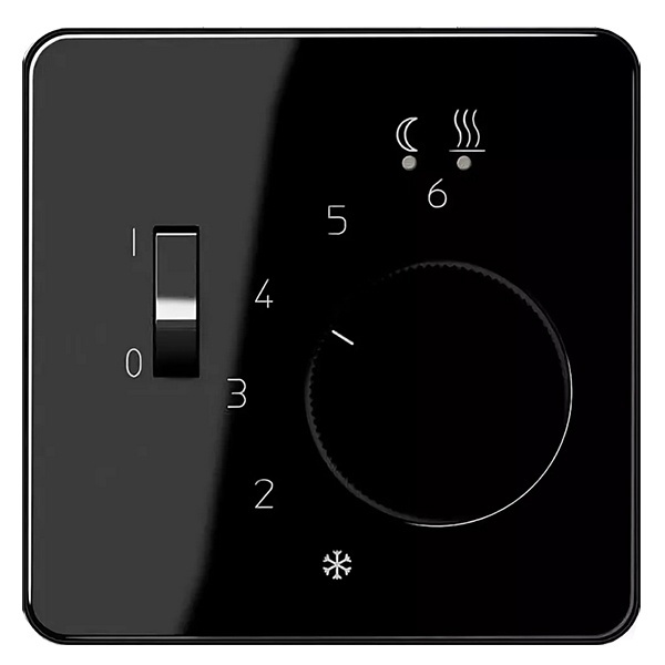 Крышка для регулятора Jung CD подогрева пола FTR231U; Черный