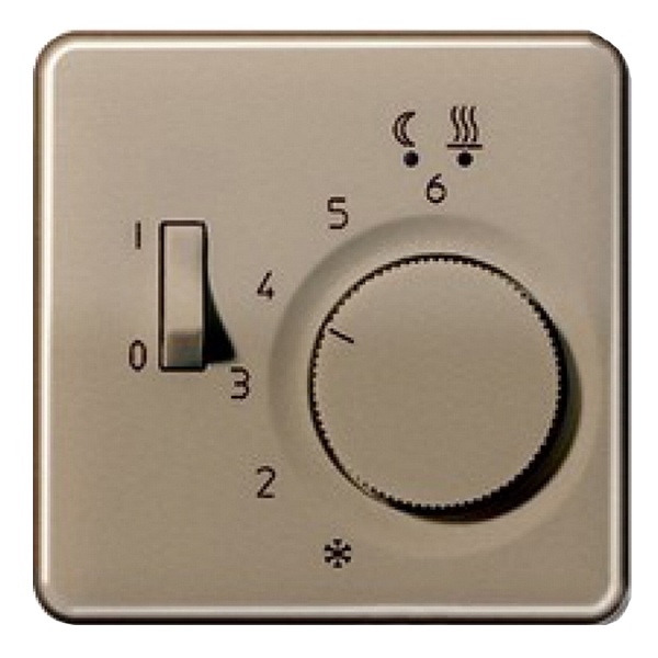 Крышка для регулятора Jung CD подогрева пола FTR231U; Золотая бронза