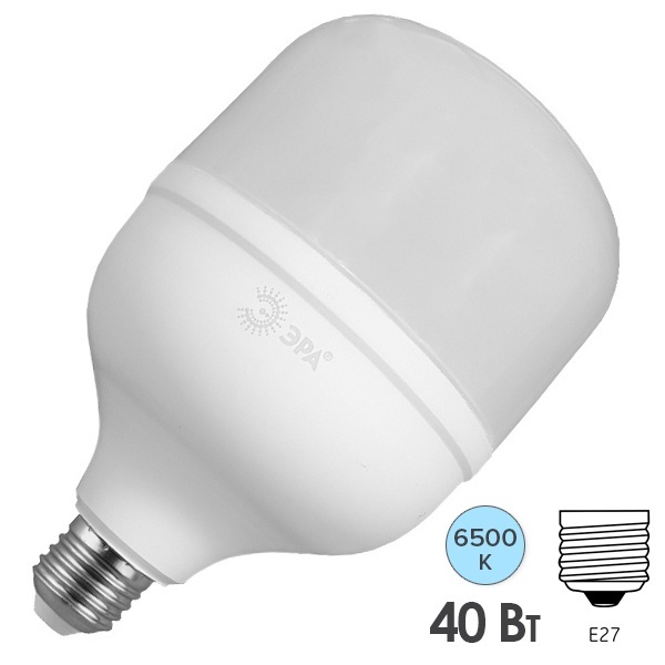 Лампа светодиодная ЭРА LED POWER T120 40W 6500K E27 563511