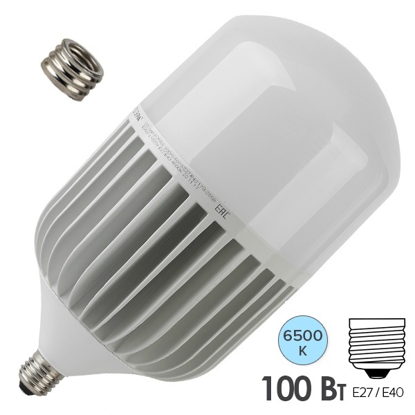 Лампа светодиодная ЭРА LED POWER T160 100W 6500K E27-E40 728267