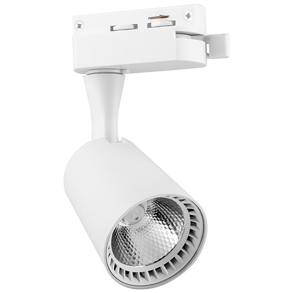 Трековый светодиодный светильник AL100 12W 4000K 1080Lm 35° однофазный, белый