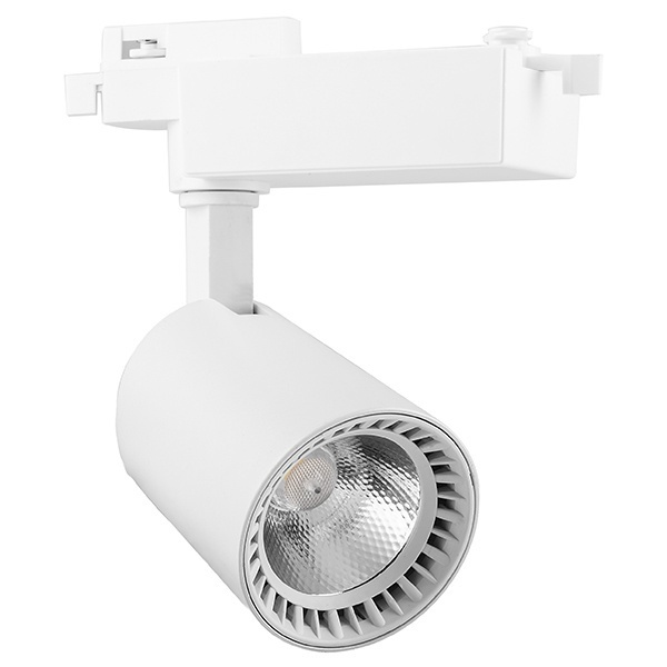 Трековый светодиодный светильник AL102 12W 4000K 1080Lm 35° однофазный, белый