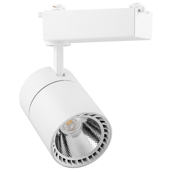 Трековый светодиодный светильник AL103 MarketBright 30W 6400K 2400Lm 35° однофазный, белый