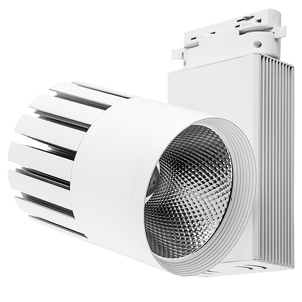 Трековый светодиодный светильник AL105 MarketBright 30W 4000K 2400Lm 35° однофазный, белый