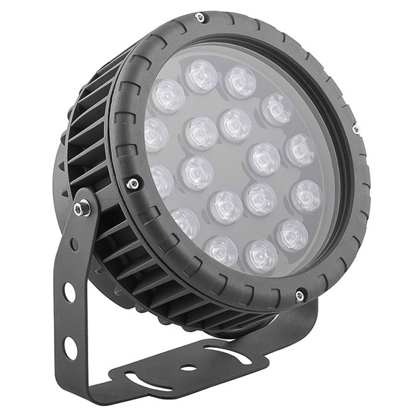 Светодиодный ландшафтно-архитектурный светильник LL-884 D180xH230 IP65 18W 85-265V теплый белый