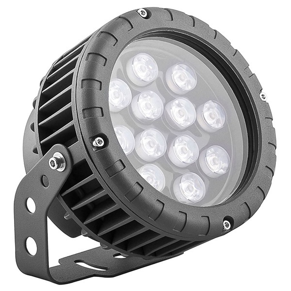 Светодиодный ландшафтно-архитектурный светильник LL-883 D150xH200 IP65 12W 85-265V зеленый/green