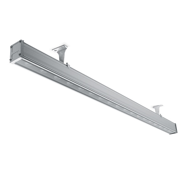 Светодиодный линейный фасадный светильник Feron LL-892 12LED 12W RGB 24V с DMX IP65 500x40x48mm