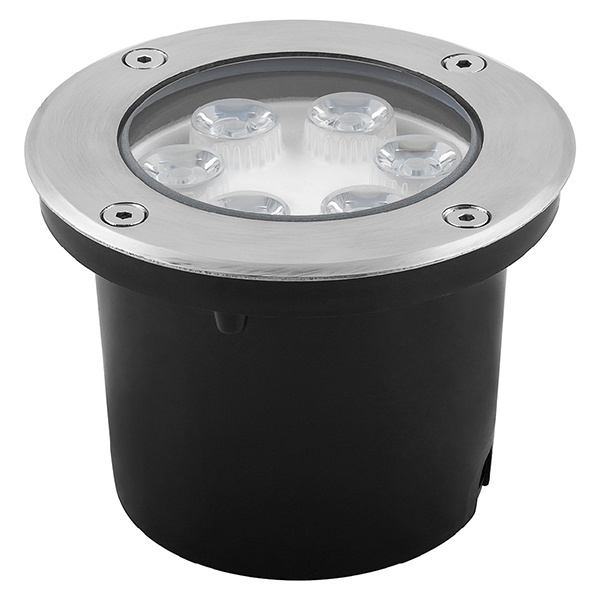 Светодиодный светильник тротуарный (грунтовый) SP4112 6LED 6W RGB D120/d104x90mm IP67