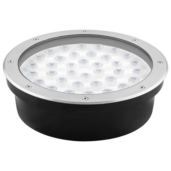 Светодиодный светильник тротуарный/грунтовый SP2703 36LED 36W холодный белый D300/d270x95mm IP67