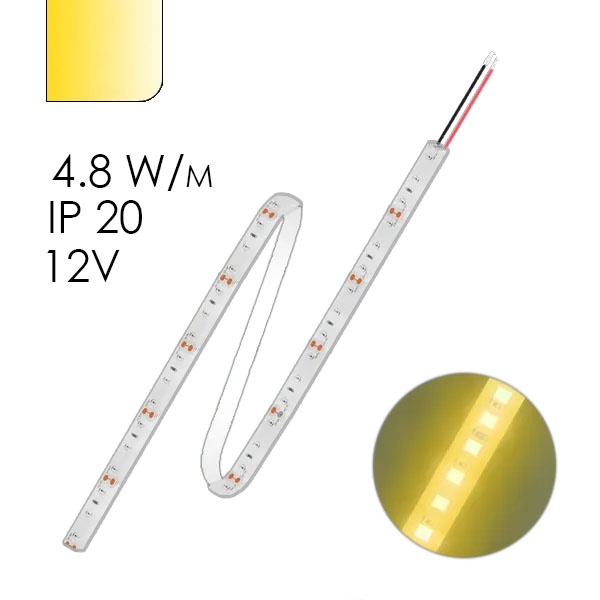 Светодиодная лента Feron LS603 60SMD(3528) 4.8W/m 12V IP20 5000х8х0.22mm желтый