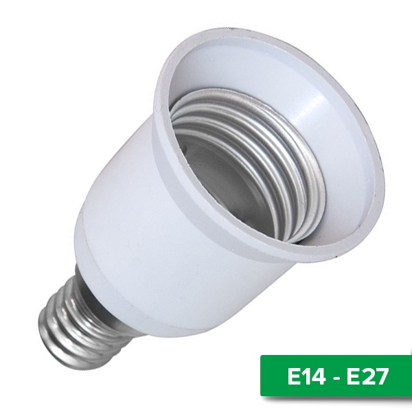 Патрон-переходник Feron LH63 с E14 на E27 39x64мм