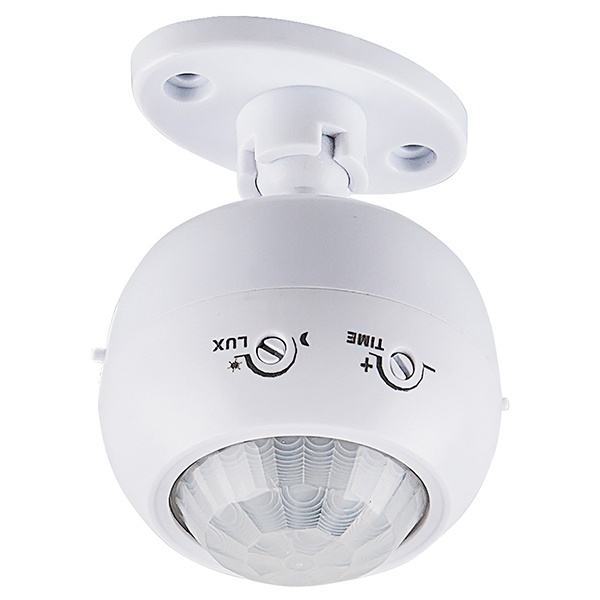 Датчик движения потолочный Feron SEN16/ES-P27A 230V 1200W 8m (120° гориз., 360° верт.) IP20 белый