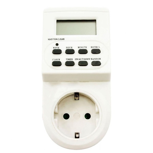 Розетка с таймером Feron 61925/TM22 3500W/16A 230V недельная