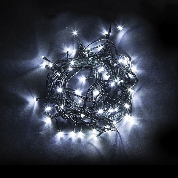 Гирлянда на елку Feron CL90 140LED 5000K 7 веток (2м) +1.5м зеленый шнур 230V