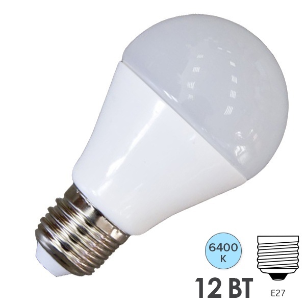 Лампа светодиодная Feron LB-93 A60 12W 6400K 230V E27 дневной свет
