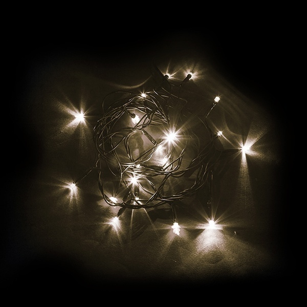 Гирлянда линейная Feron CL02 20LED 2700K 2м +1.5м (с контроллером) зеленый шнур IP20