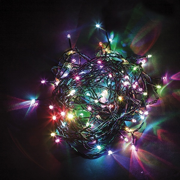 Гирлянда линейная Feron CL04 60LED мульти RGB 6м +1.5м (с контроллером) зеленый шнур 230V IP20