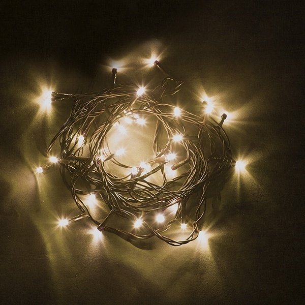 Гирлянда линейная Feron CL04 60LED 2700K 6м +1.5м (с контроллером) зеленый шнур 230V IP20