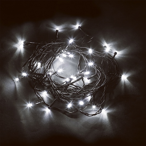 Гирлянда линейная Feron CL04 60LED 5000K 6м +1.5м (с контроллером) зеленый шнур 230V IP20