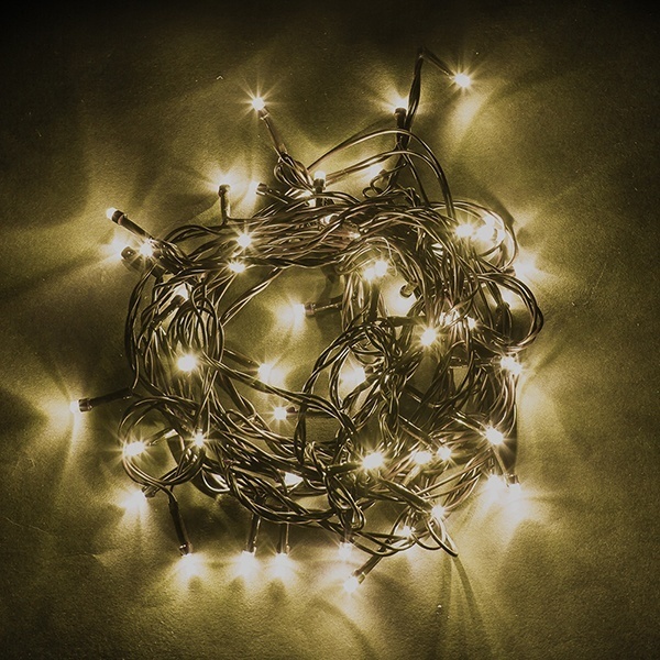 Гирлянда линейная Feron CL07 400LED 2700K с эффектом стробов 40м +3м зеленый шнур 230V IP44