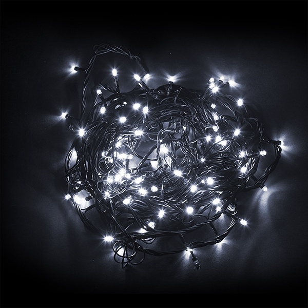 Гирлянда линейная Feron CL08 600LED 5000K 60м +3м зеленый шнур 230V IP44