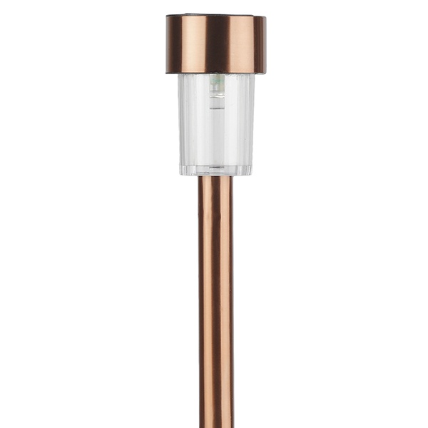 Светильник садовый ЭРА SL-SS30-CPR на солнечной батарее, нержавеющая сталь, цвет медный 32см