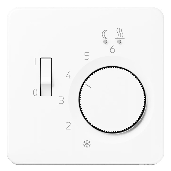 Крышка для регулятора подогрева пола Jung LS FTR231U Белый