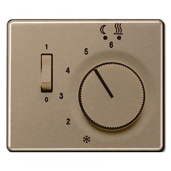 Крышка для регулятора подогрева пола Jung LS FTR231U Золотая бронза