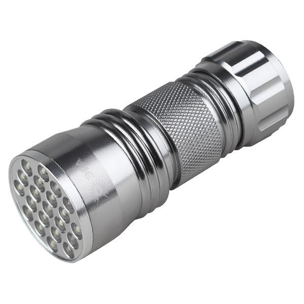 Фонарь ЭРА SD21 21LED, алюминиевый, батареи 3хAAA