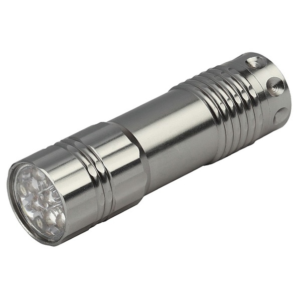 Фонарь Трофи TM9 9LED, алюминиевый, батареи 3хAAA