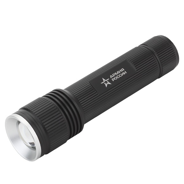 Фонарь Армия России MB-901 Тополь 20W, алюминиевый, регулировка фокуса, IPX6, батареи 6xAA