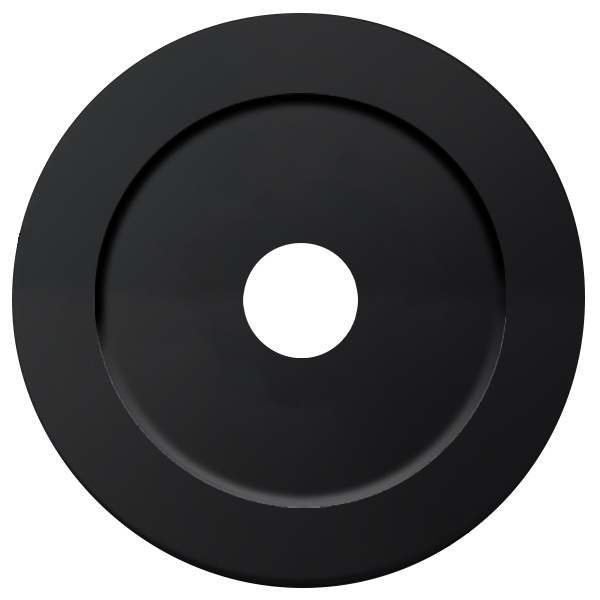 Накладка Simon 88 на аудиорозетку для подключения одной аудиоколонок графит