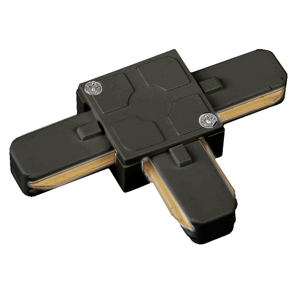 Коннектор ЭРА TR7-C 2W T BK T-образный для однофазного шинопровода черный